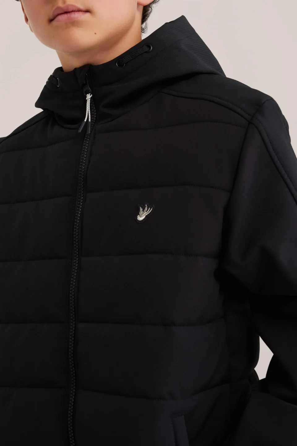 WE Fashion softshell tussenjas zwart, foto 5