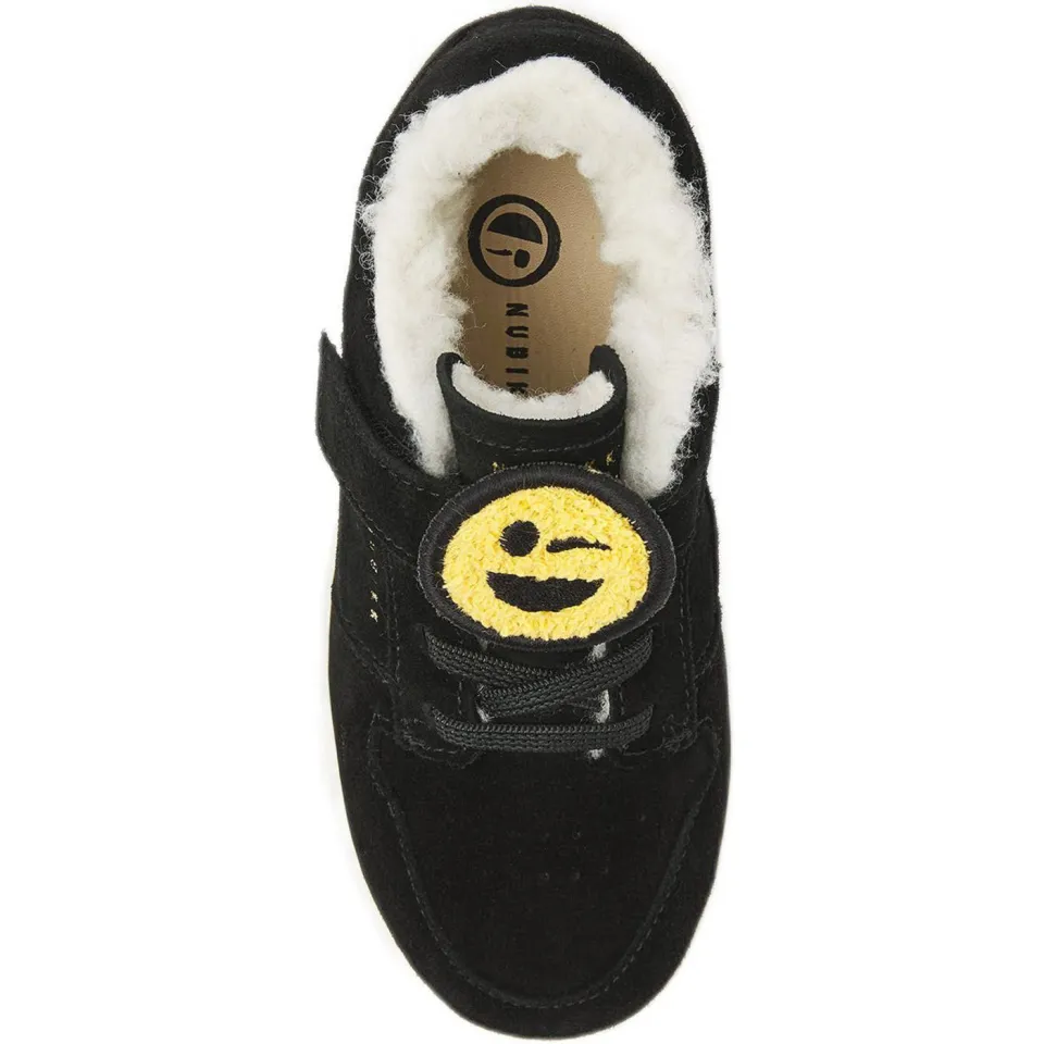 Nubikk Basket Teddy Jr gevoerde suède sneakers zwart, foto 2
