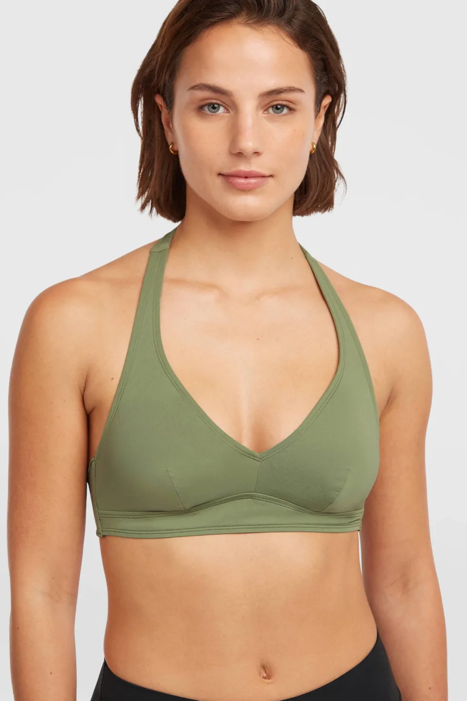 O'Neill Grenada halter bikinitop olijfgroen, foto 5