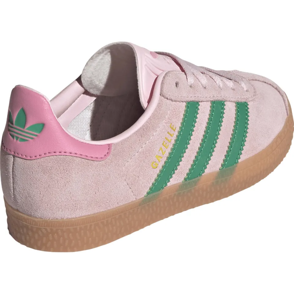 Adidas Originals Gazelle suède sneakers - roze/groen, foto 5