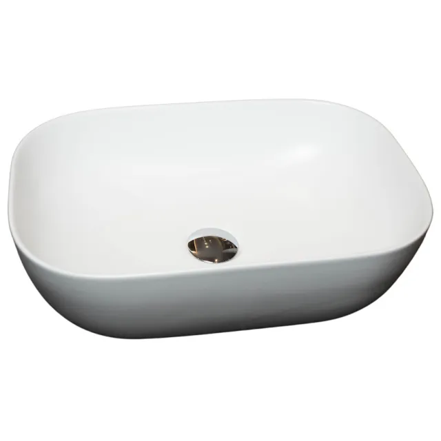 Loutro Waskom Loutro Spiro M Rechthoek 45.5x32x13.5 cm Mat Wit Loutro