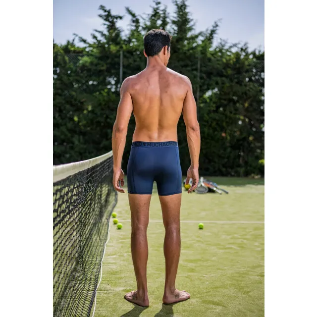 Muchachomalo Heren 2-pack Boxershorts Microfiber blauw, foto 2