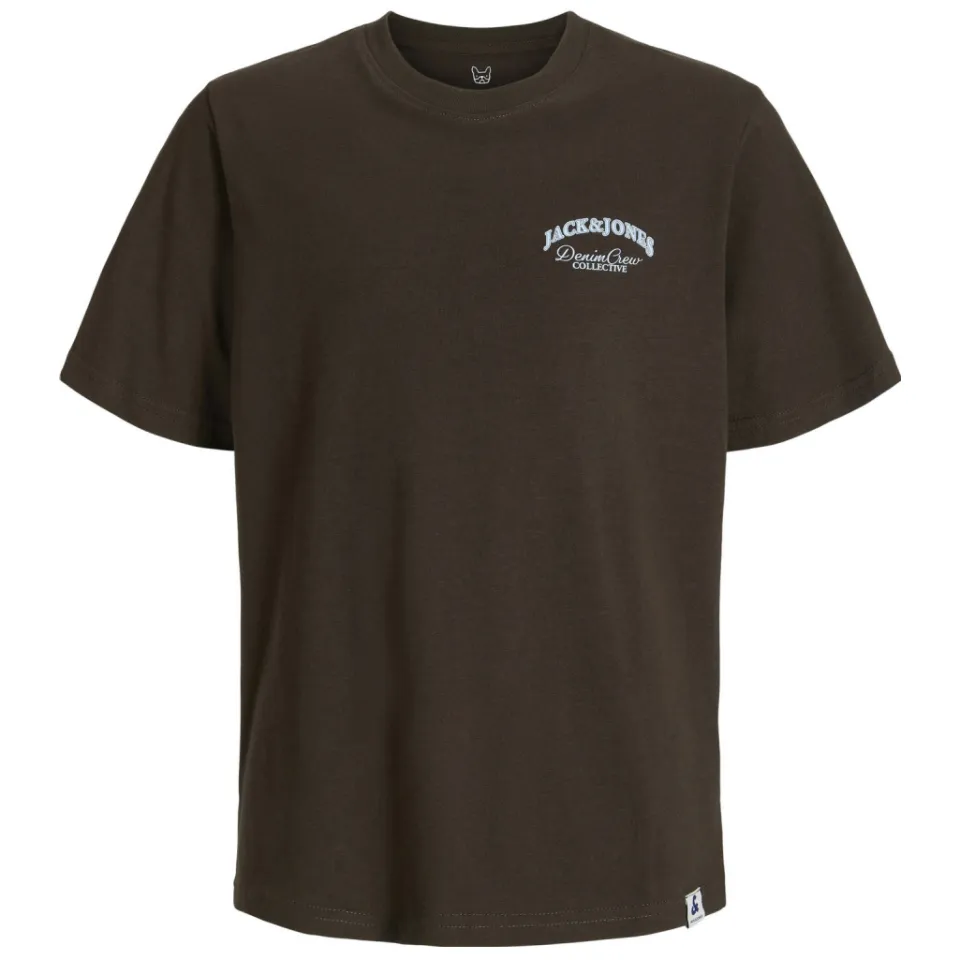 Jack & Jones T-shirt met backprint bruin, foto 2