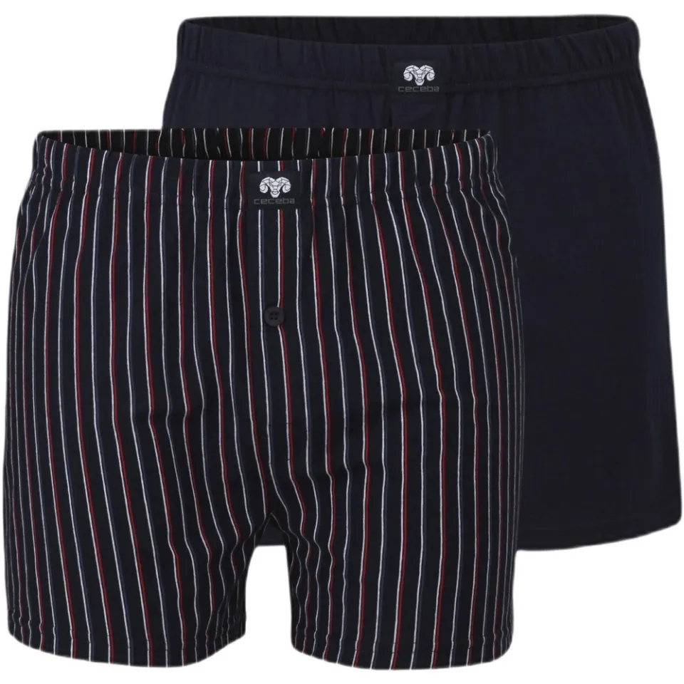 Ceceba +size wijde boxershort (set van 2) donkerblauw, foto 2