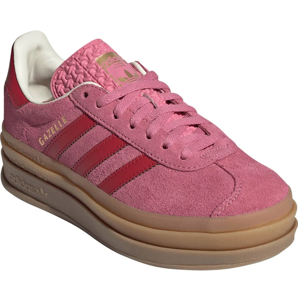 Adidas Originals Gazelle Bold sneakers roze/rood
