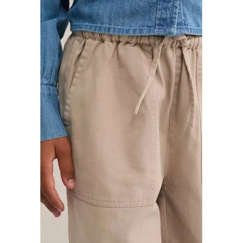WE Fashion loose fit casual broek beige, foto 4