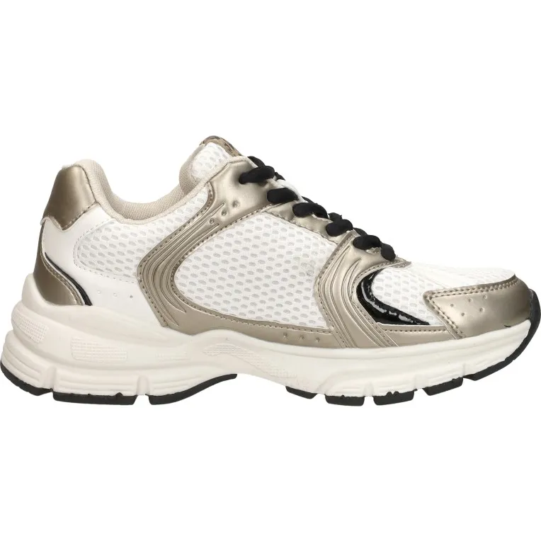 Sub55 lage sneakers goud Goudkleur