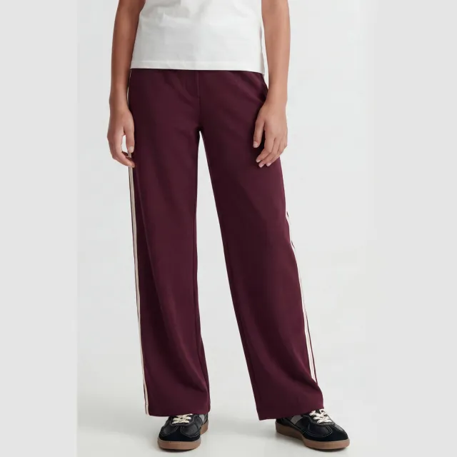 JJXX GIRL loose fit casual broek donkerrood