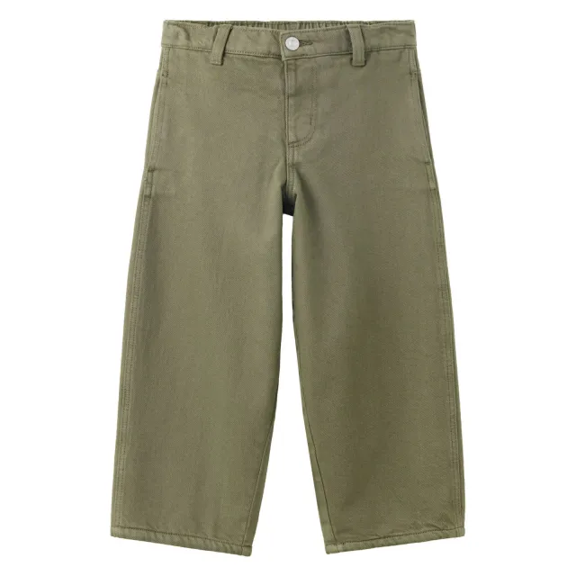 Mango Kids wide leg jeans - beige/kaki, foto 2