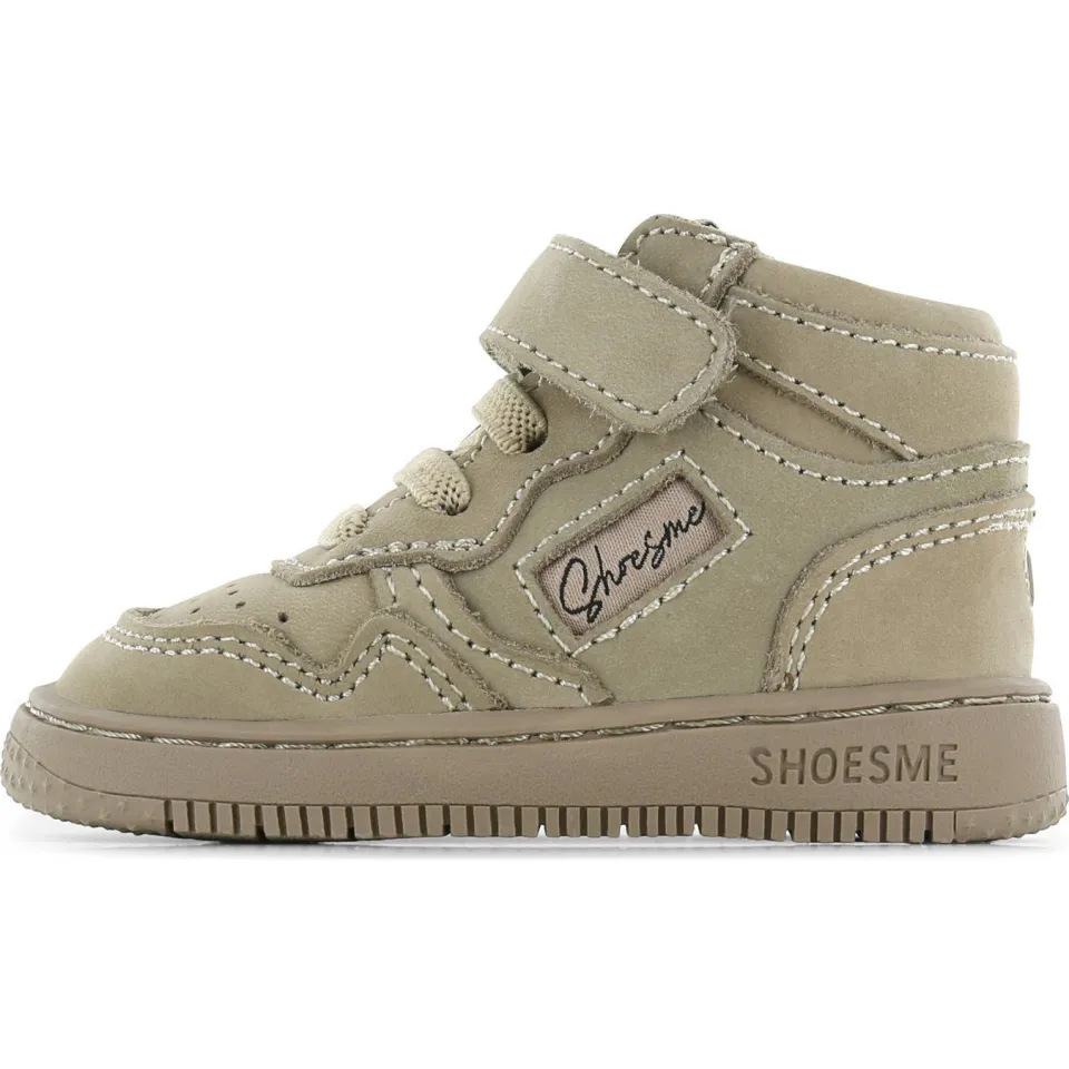 Shoesme leren sneakers taupe, foto 2