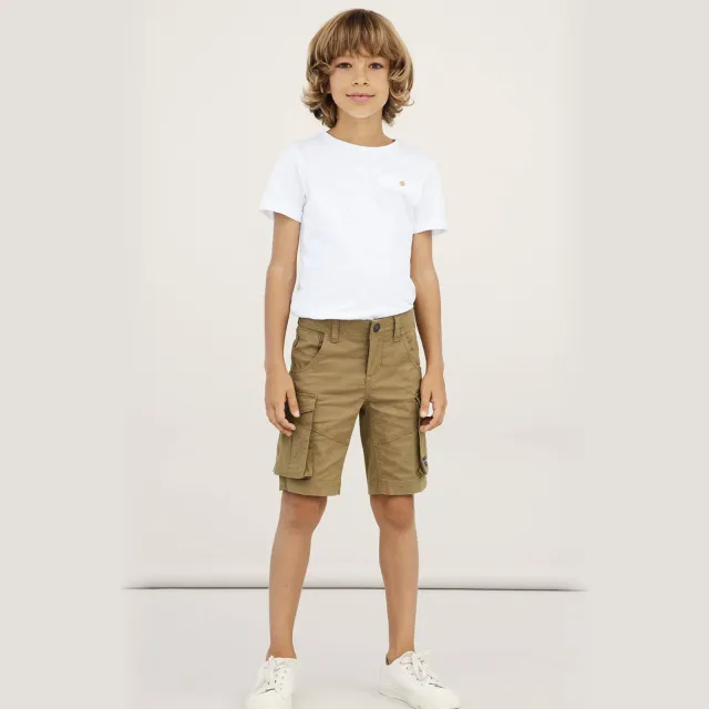 NAME IT NKMRYAN cargo bermuda olijfgroen, foto 2