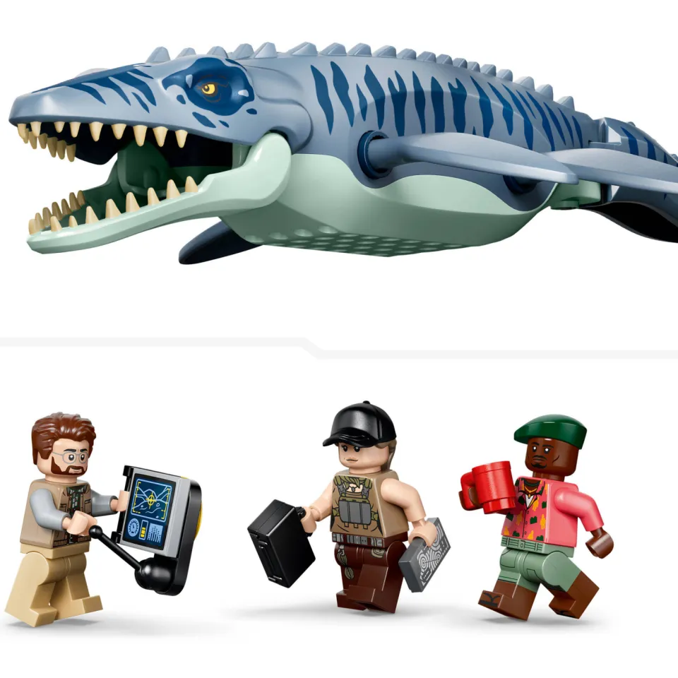 Lego Jurassic World Mosasaurus Bootaanval Dinosaurus Speelgoed 77983, foto 4
