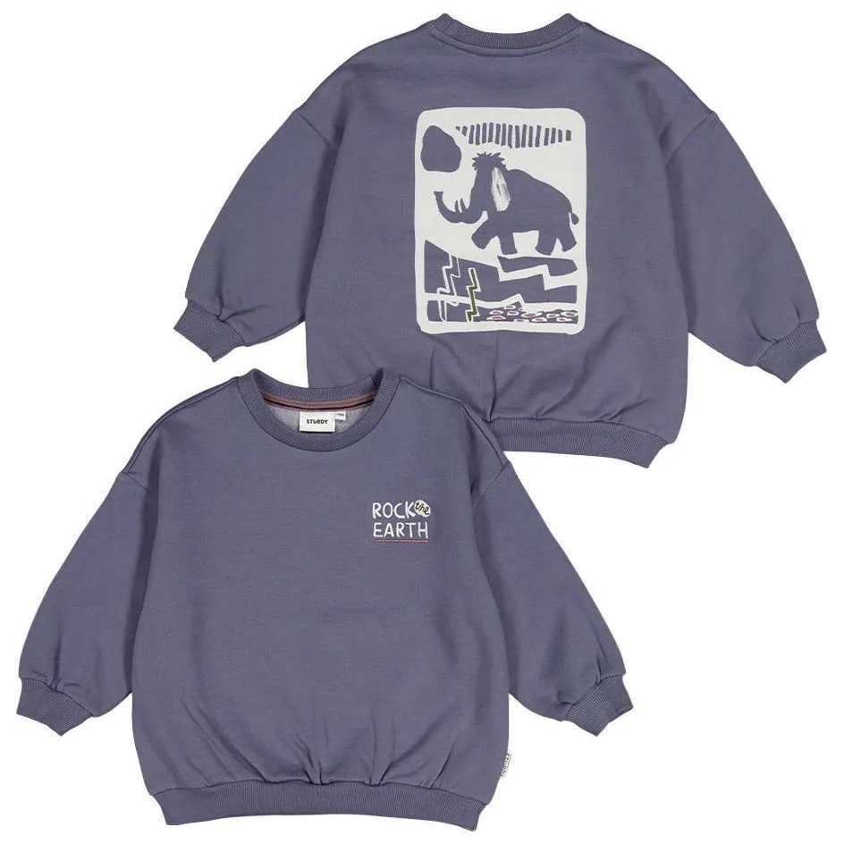 Sturdy sweater Rock the Earth - blauw, foto 4