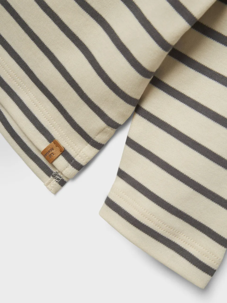 Lil' Atelier MINI longsleeve ecru gestreept, foto 5