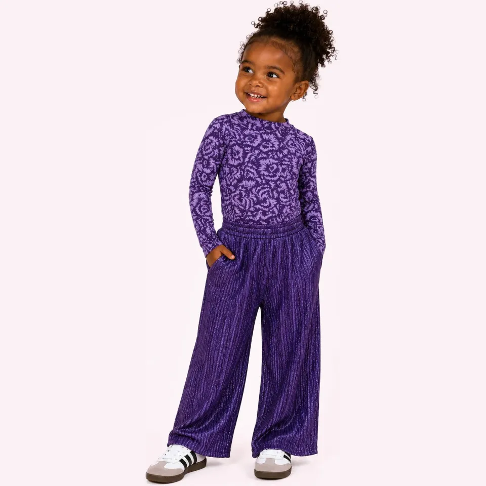 B.Nosy straight leg broek paars