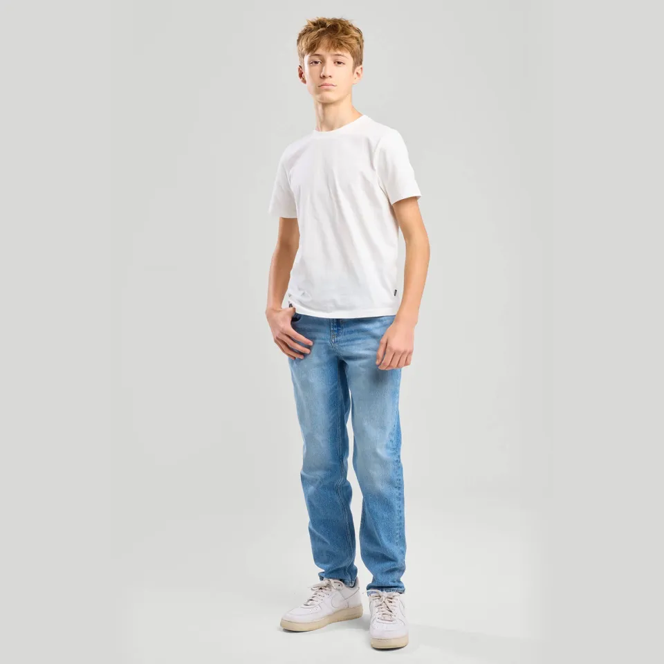 America Today straight leg jeans light blue denim Lichtblauw