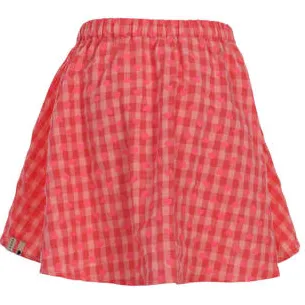 LOOXS LITTLE geruite A-lijn minirok rood, foto 4