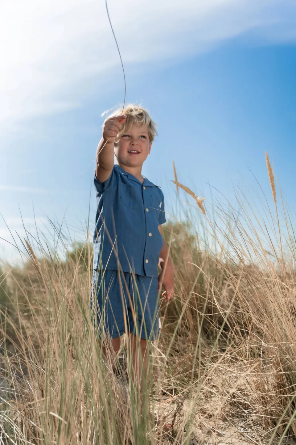 Little Dutch overhemd blauw