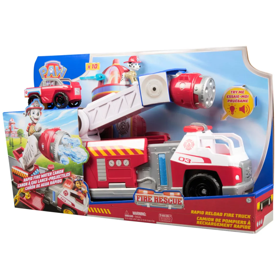 PAW Patrol Marshall's brandweerwagen speelgoedauto, foto 4