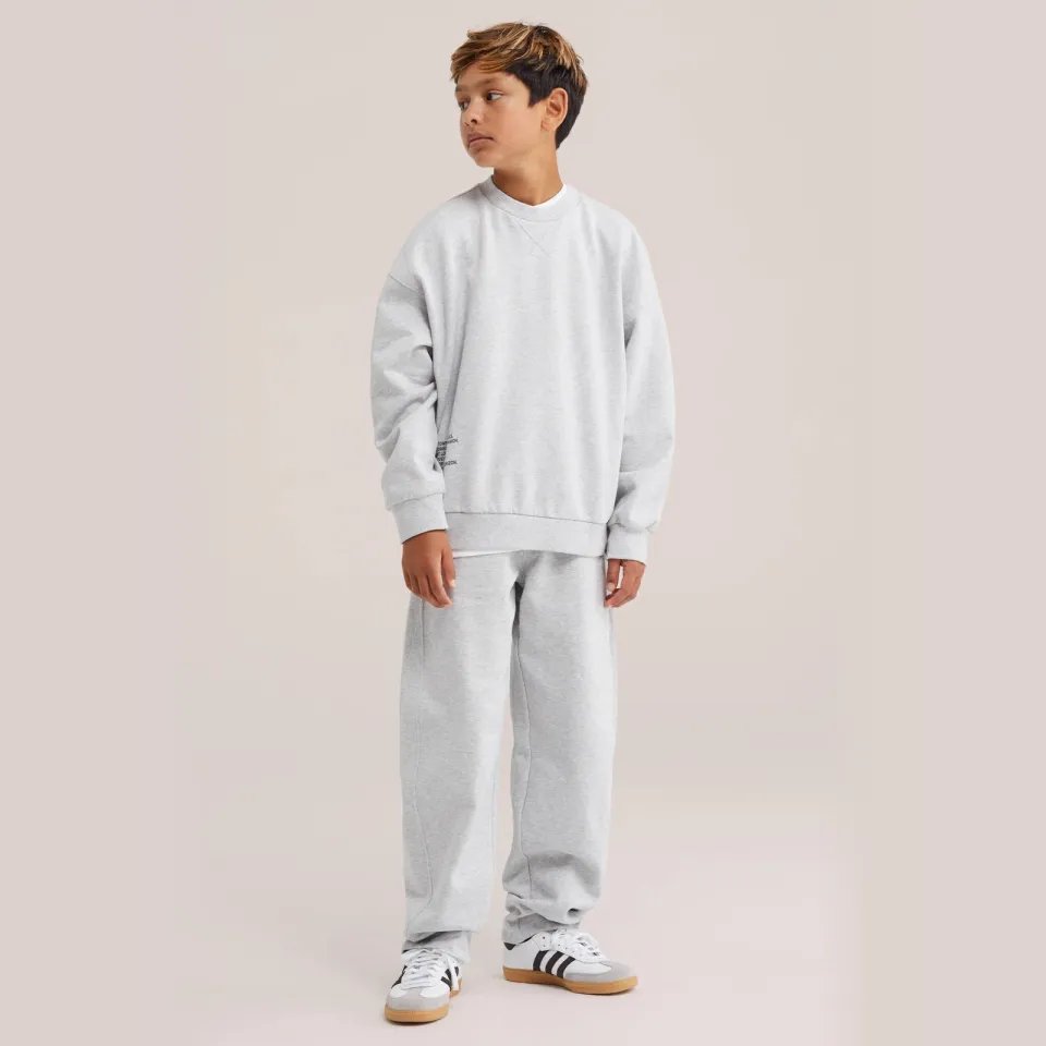 WE Fashion sweater met backprint - grijs, foto 4