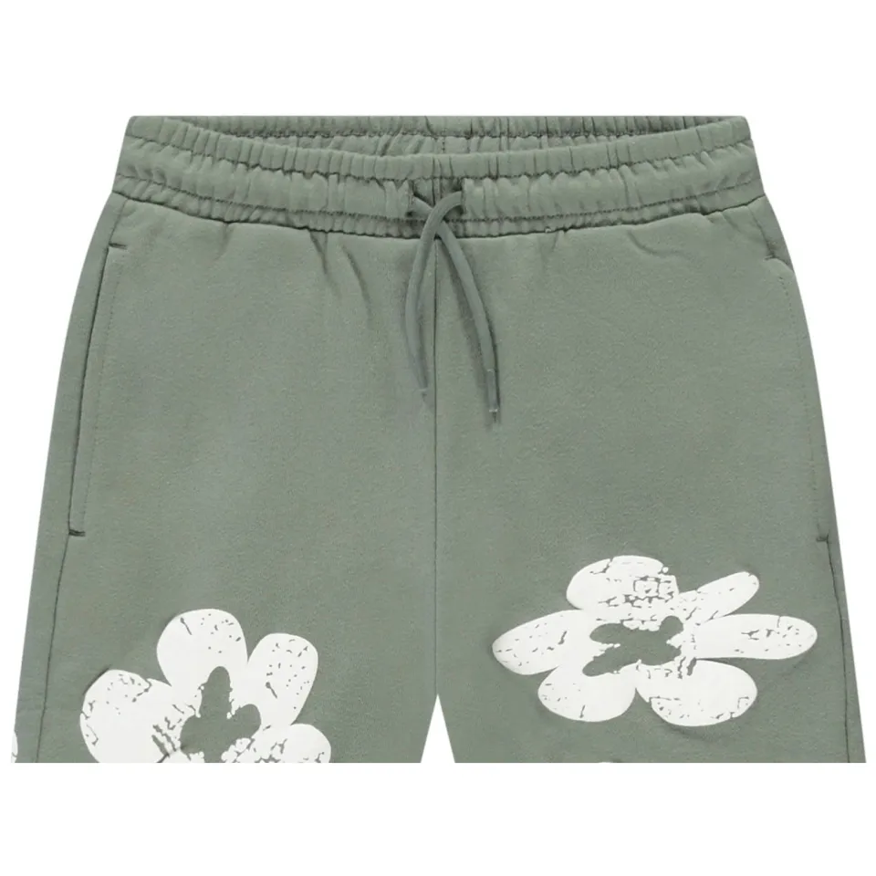Cars gebloemde sweatshort mosgroen, foto 6