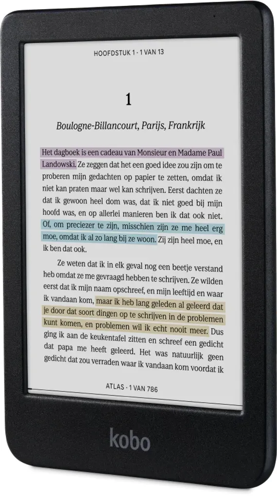 Kobo Clara Colour e-reader zwart, foto 5