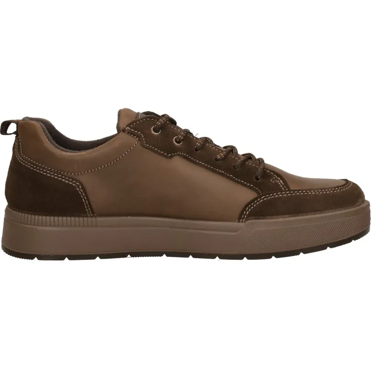 Sub55 Comfort Collection lage veterschoenen bruin Cognac