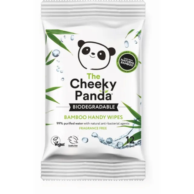 The Cheeky Panda bamboe vochtige doekjes 12 stuks, foto 2
