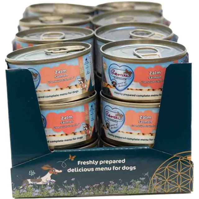Renske Vers Gestoomd Complete Menu zalm graanvrij natvoer hond