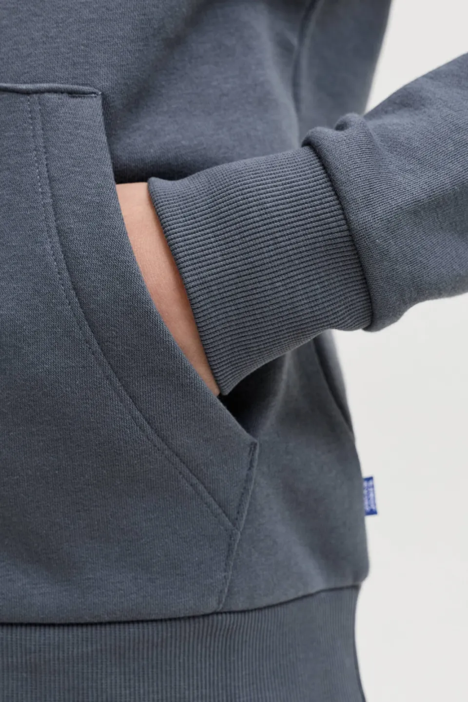 Jack & Jones JUNIOR hoodie met logo - grijsblauw, foto 7