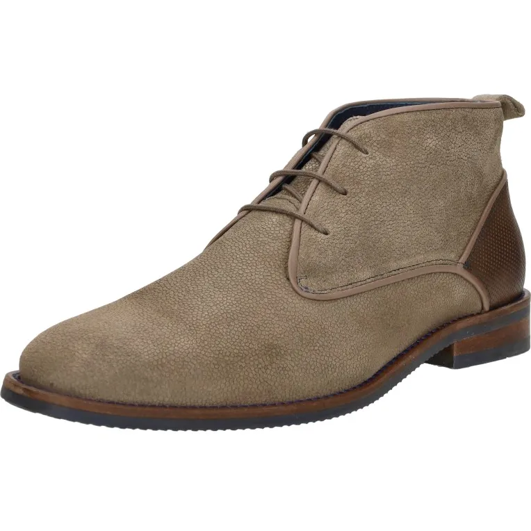 Sub55 Gekleed Hoog nette schoenen taupe, foto 3