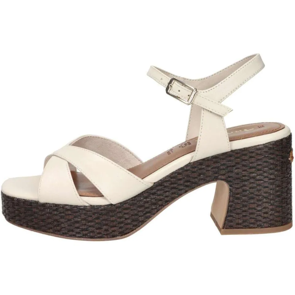 Tamaris sandalettes met hak beige, foto 2