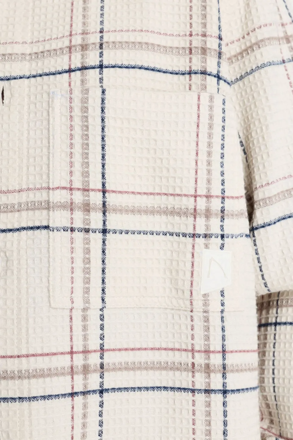 CHASIN' geruit overshirt - marshmallow, foto 4
