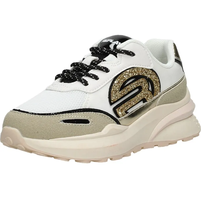 Replay Athena JR lage sneakers wit, foto 3