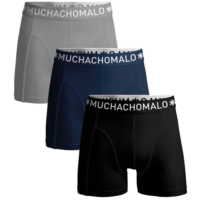 Muchachomalo Heren 3-pack Boxershorts Veelkleurig