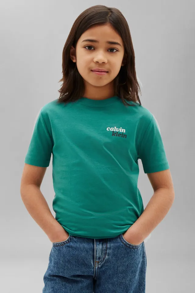 Calvin Klein T-shirt zeegroen