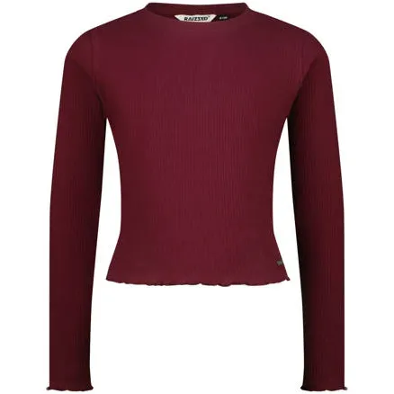 Raizzed Tovie longsleeve donkerrood