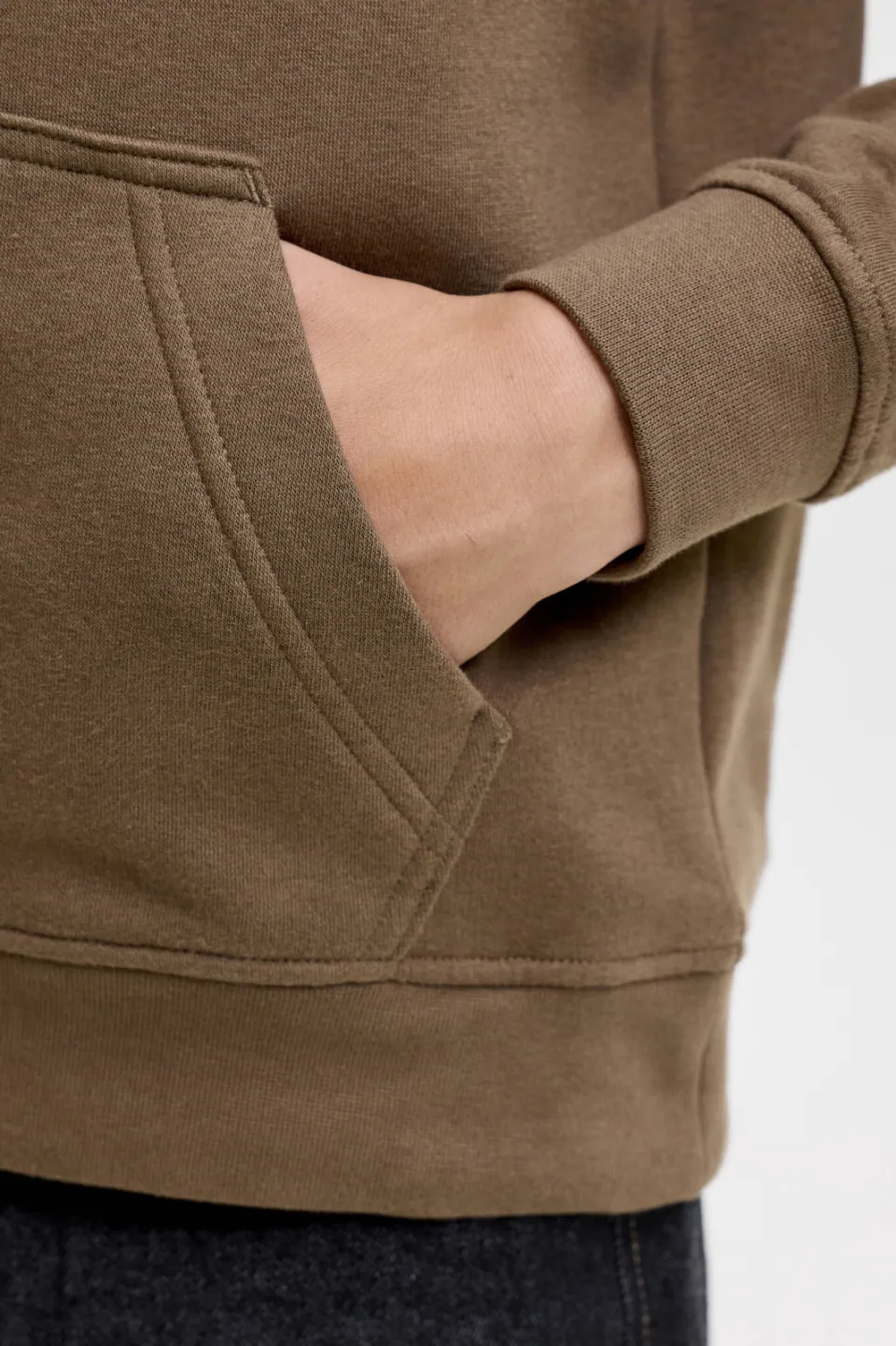 Jack & Jones JUNIOR hoodie bruin, foto 6
