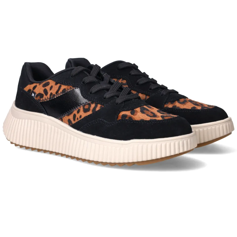 Rieker lage sneakers zwart, foto 3