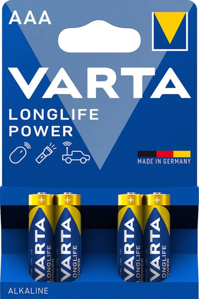 Varta Longlife Power AAA batterijen