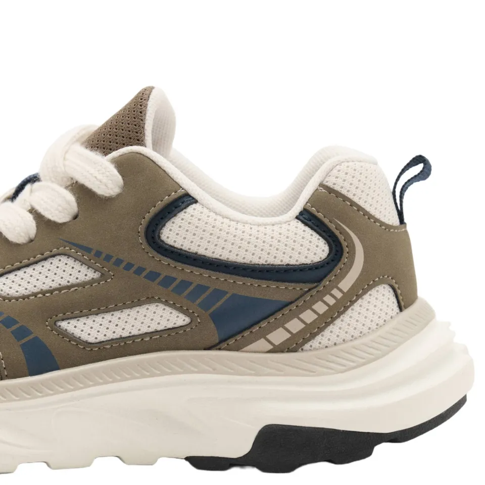 Mango Kids sneakers - kaki/beige, foto 7