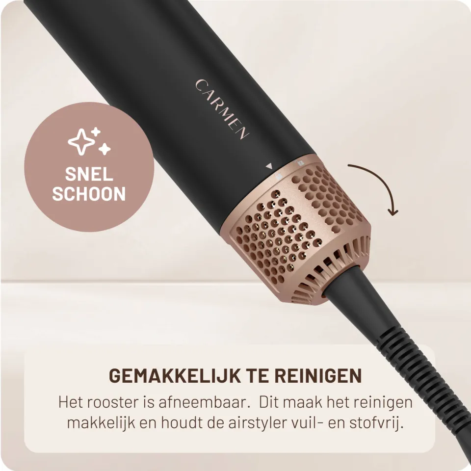 Carmen CAS1470B multistyler zwart, foto 7