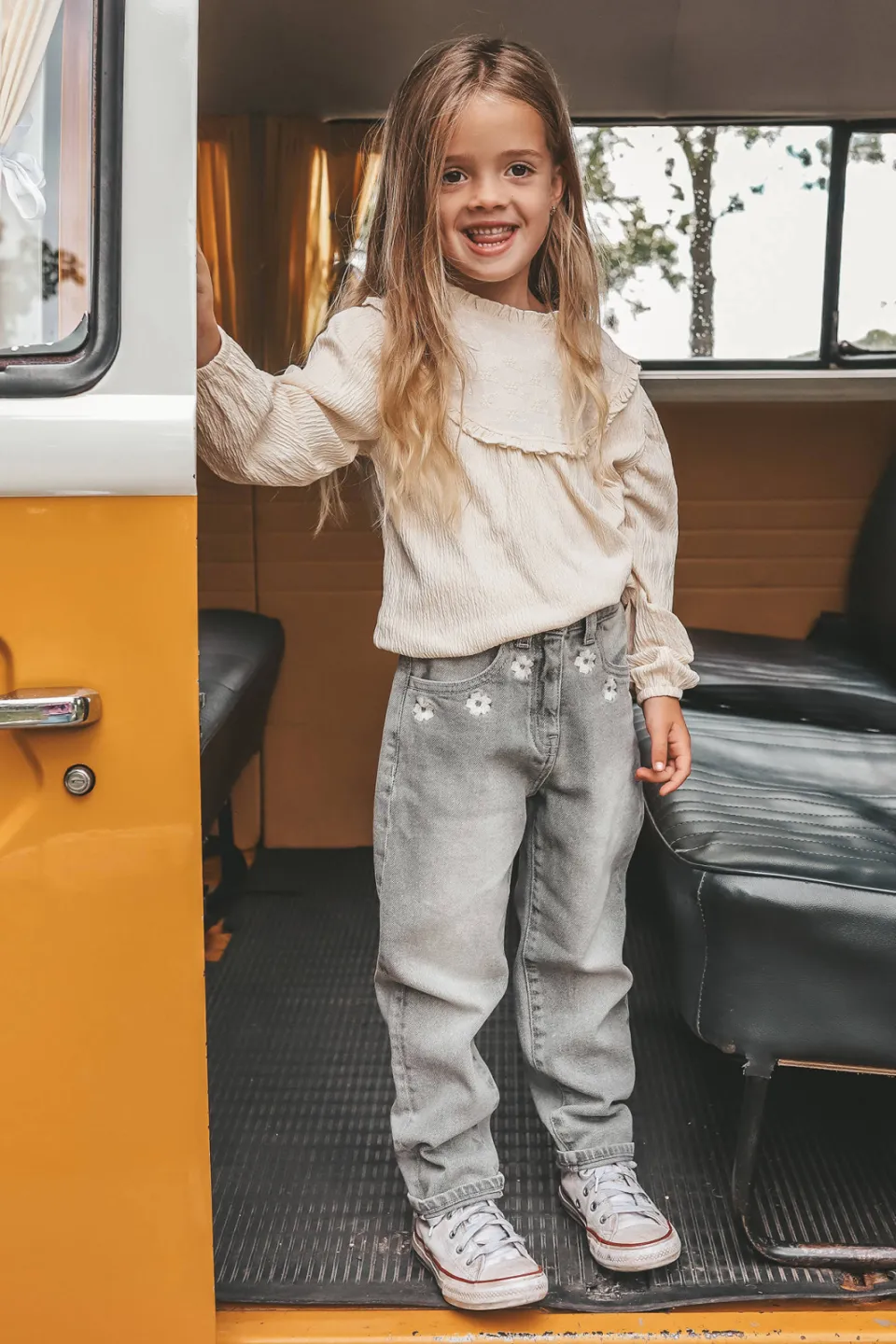Your Wishes baggy jeans grey denim