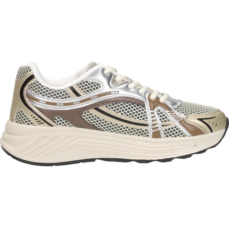 Sub55 lage sneakers goudkleur