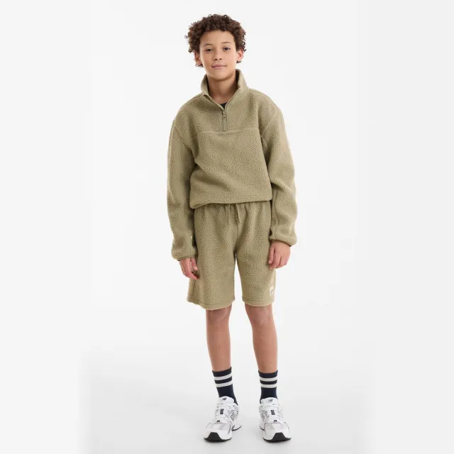 Anytime teddy fleece korte broek khaki, foto 2