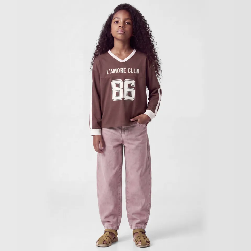 NAME IT longsleeve roodbruin