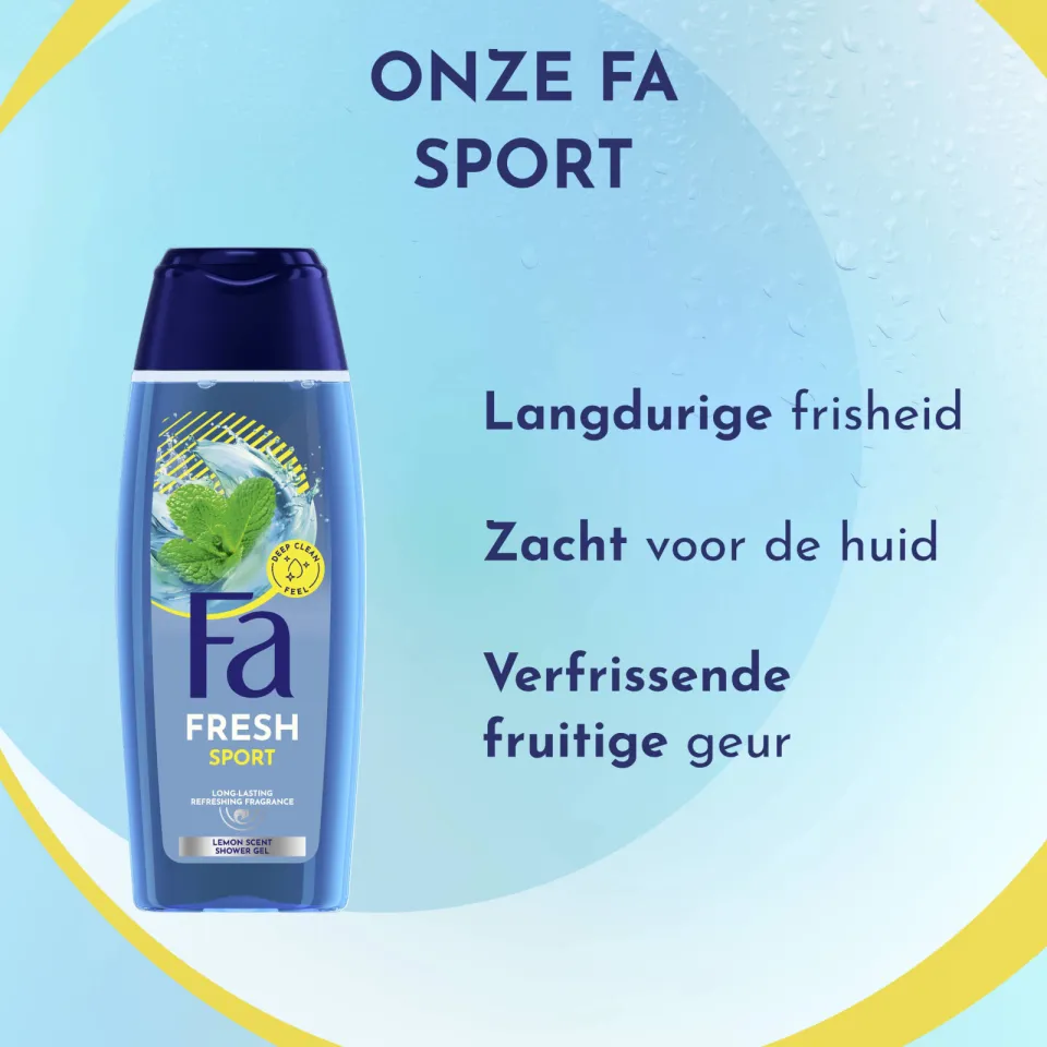 Fa Sport douchegel 6 x 250 ml, foto 5