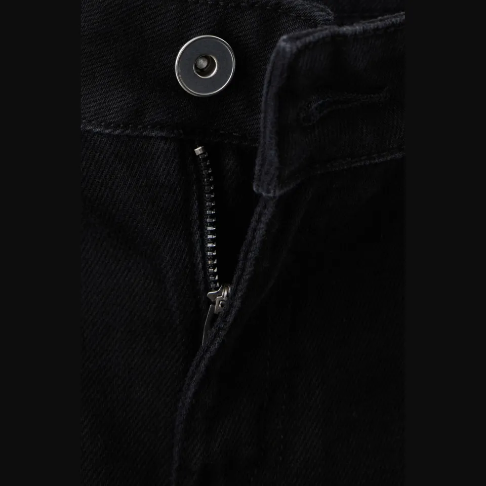 Mango TEEN wide leg jeans met studs - zwart, foto 6
