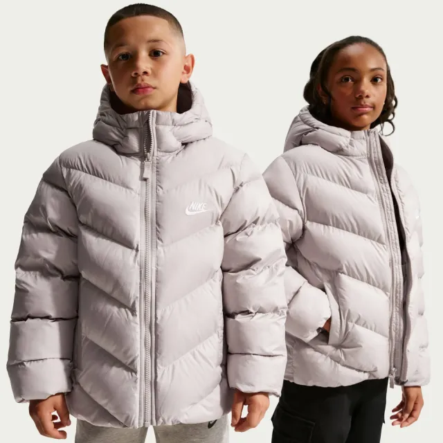 Nike Sportswear All Day Play jas lichtgrijs