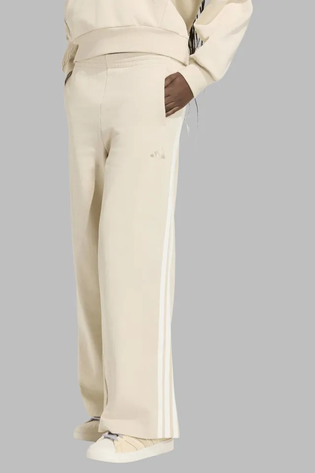 Adidas Kit 3-stripes wide joggers ecru, foto 4